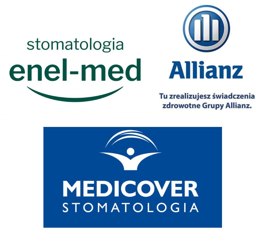 Współpraca z firmami ubezpieczeniowymi: ENEL-MED,MEDICOVER i ALLIANZ